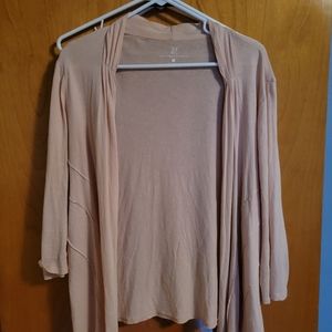 3/4 sleeve open cardiga